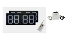 Cargar imagen en el visor de la galería, 2 Preciadores Electrónicos Tarifarios Dígitos 18" + Control Box + Control Remoto (1 Producto, 2 Caras)