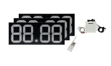 Cargar imagen en el visor de la galería, 3 Preciadores Electrónicos Tarifarios 9 1/4" + Control Box + Control Remoto (3 Productos 1 Cara)