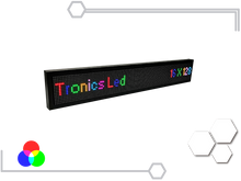 Cargar imagen en el visor de la galería, Tablero Led siete colores RGB 16 X 128 cm - Tronics Led