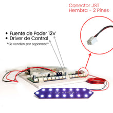 Cargar imagen en el visor de la galería, Digito Led Blanco Chico para Exterior 9 1/4"