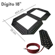 Cargar imagen en el visor de la galería, Digito Led Blanco Grande para Exterior 18''