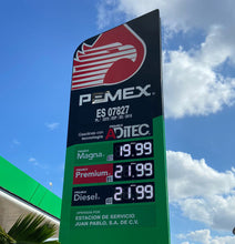 Cargar imagen en el visor de la galería, Digito Led Blanco Grande para Exterior 18''