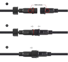 Cargar imagen en el visor de la galería, Extensión Cable de Alimentación DC Impermeable 3m