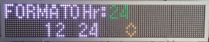 Reloj Digital de Pared RGB Intemperie App / Control Remoto HH:MM:SS