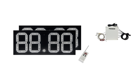 2 Preciadores Electrónicos Tarifarios Dígitos 9 1/4