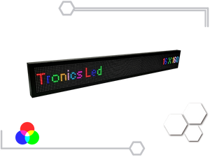 Tablero Led siete colores RGB 16 X 160 cm - Tronics Led