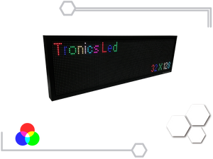 Tablero Led siete colores RGB 32 X 128 cm - Tronics Led