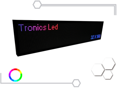 Tablero Led Full Color RGB 32 X 160 cm - Tronics Led