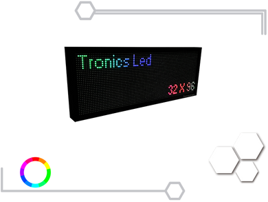 Tablero Led Full Color RGB 32 X 96 cm - Tronics Led
