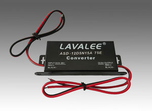 Convertidor de Voltaje 9-36 VDC a 5 VDC, 15 Amp.