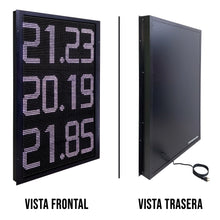 Cargar imagen en el visor de la galería, Preciador de Piso P10 para Gasolinera: 3 Productos - 1 Cara