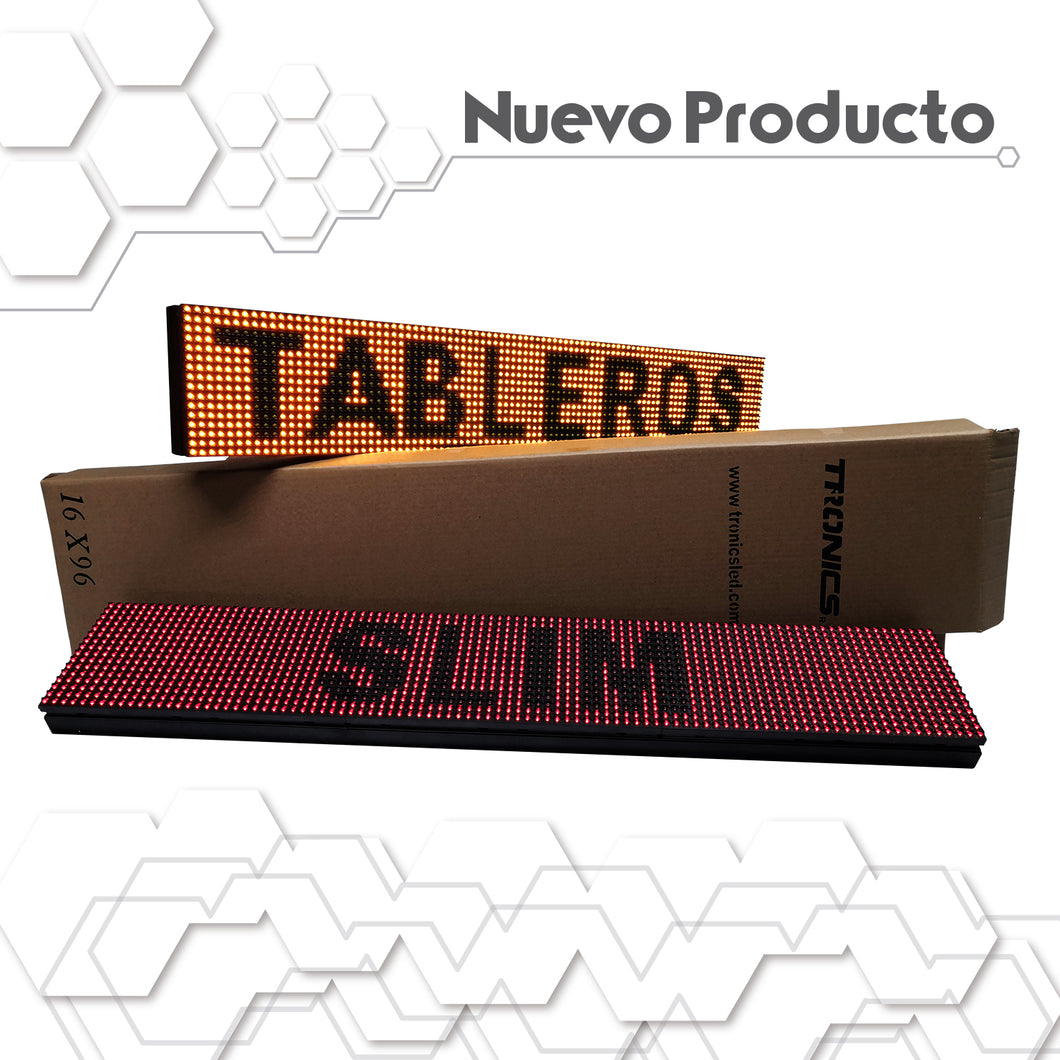 TABLERO SLIM 16 X 96 CM - Tronics Led